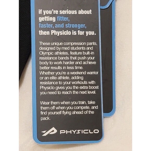 Physiclo Resistance Bands Trainingwear Women’s Pants Active Leggings M 8/10 NWT - Picture 11 of 11